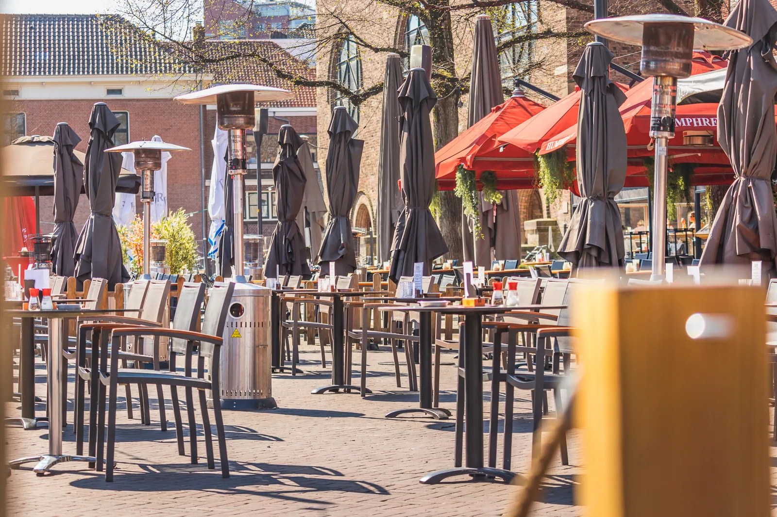 Terras op Oude Markt in Enschede