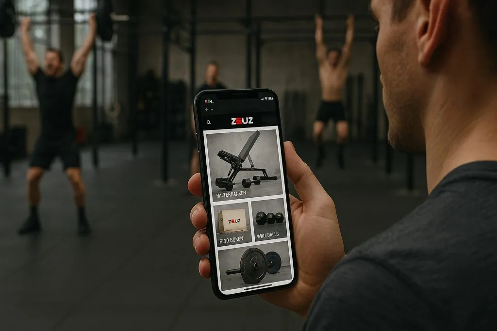 De Shopify webshop van ZEUZ Fitness