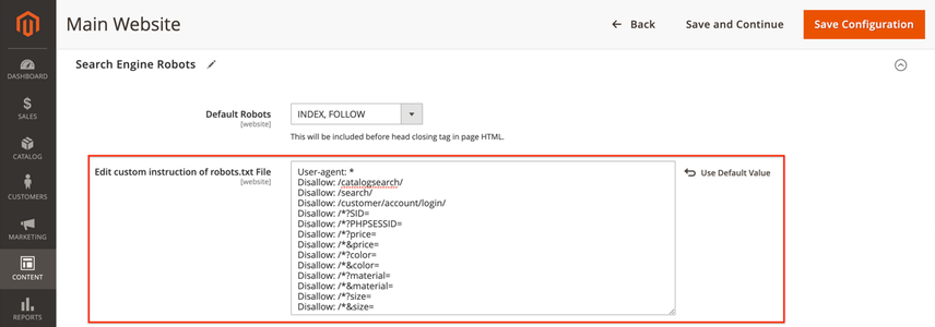 Magento SEO instelling: Hoe pas je robots.txt aan in Magento 2?